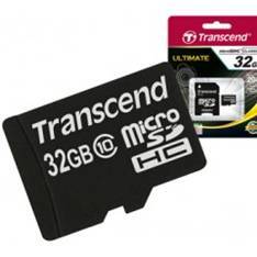 Tarjeta Memoria Micro Secure Digital Sd 32gb Transcend Clase 10